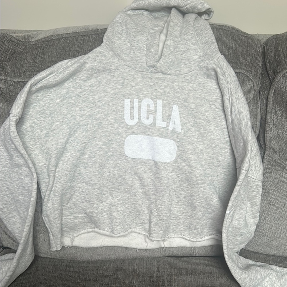 Nike cropped Gray UCLA Hoodie